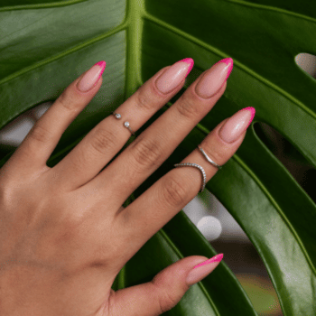 Manicure hybrydowy w salonie Willowa Beauty Lublin – różowy french na paznokciach